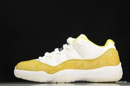 11 “Yellow Air Jordan AH7860-107 Low Snakeskin” 0901